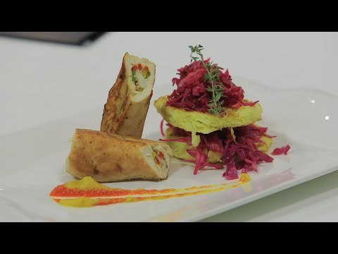 دجاج بحشو الجمبري وصوص الفلفل المشوي | رانيا الجزار