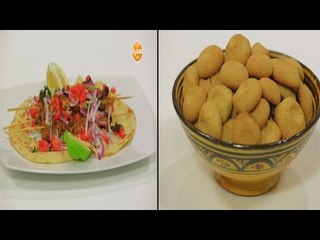 دجاج بالعجينة - بيتزا بالطعمية - غريبة بدقيق الحمص  | نص مشكل حلقة كاملة