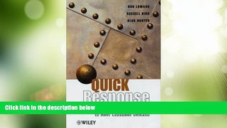 Big Deals  Quick Response: Managing the Supply Chain to Meet Consumer Demand  Free Full Read Best