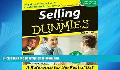 FAVORIT BOOK Selling For Dummies READ EBOOK