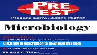 Books Microbiology: PreTest Self-Assessment and Review Free Online