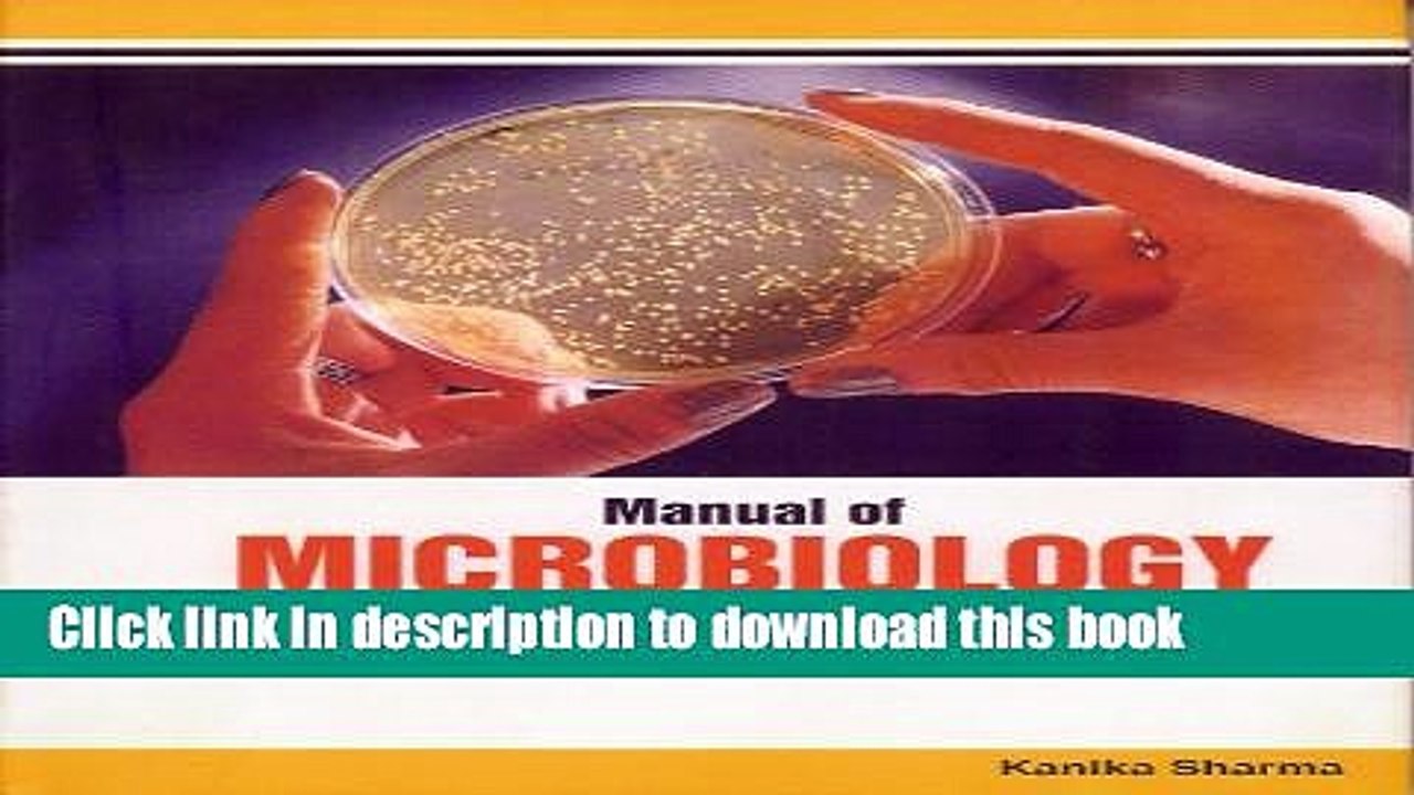 Ebook Manual of Microbiology: Tools And Techniques Full Download