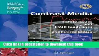 Books Contrast Media: Safety Issues and ESUR Guidelines Free Online