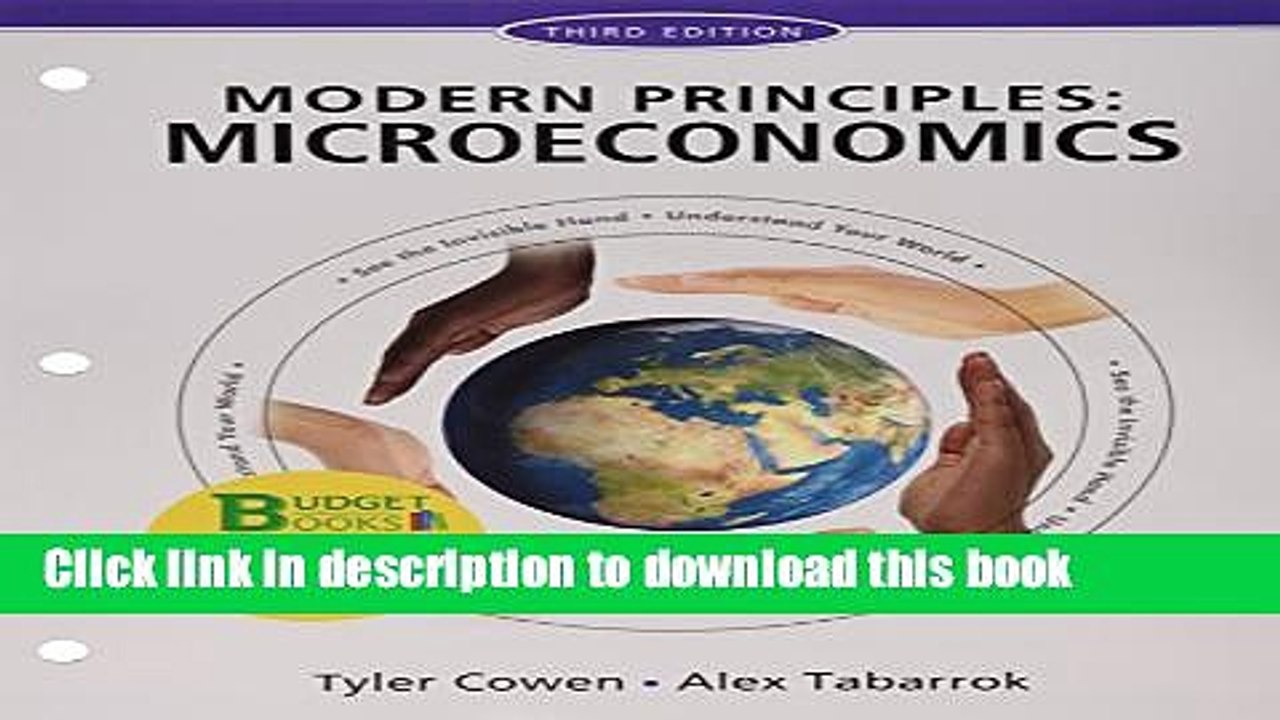 [PDF] Loose-leaf Version for Modern Principles of Microeconomics   LaunchPad (Six Month Access)