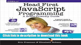 Ebook Head First JavaScript Programming Full Online