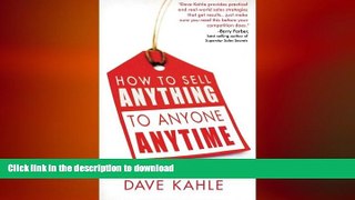 EBOOK ONLINE How to Sell Anything to Anyone Anytime READ PDF BOOKS ONLINE