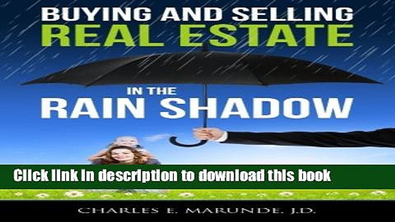 Books Buying and Selling Real Estate in the Rain Shadow Free Download