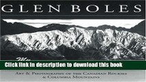 Ebook Glen Boles: My Mountain Album: Art   Photography of the Canadian Rockies   Columbia