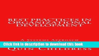 Download  Best Practices in Organizational Development: A Systems Approach to Achieving Business