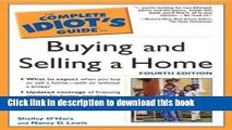Books Complete Idiots Guide Buying And Selling A Home Full Online