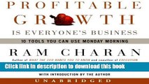 Ebook Profitable Growth Is Everyone s Business: 10 Tools You Can Use Monday Morning Free Online