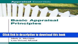 Ebook Basic Appraisal Principles Free Online