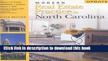 Ebook Modern Real Estate Practice in North Carolina, 6th Edition Update Free Online
