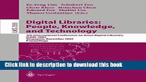 Ebook Digital Libraries: People, Knowledge, and Technology: 5th International Conference on Asian