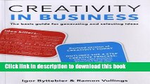 Ebook Creativity in Business: The Basic Guide for Generating and Selecting Ideas Free Online