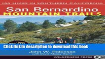 Ebook San Bernardino Mountain Trails: 100 Hikes in Southern California Full Online