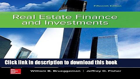 Ebook Real Estate Finance   Investments Free Online