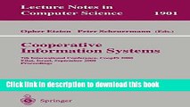 Books Cooperative Information Systems: 7th International Conference, CoopIS 2000 Eilat, Israel,