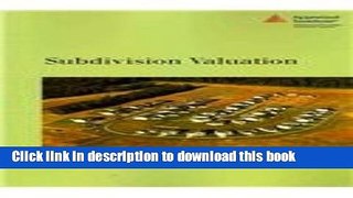 Books Subdivision Valuation Free Online