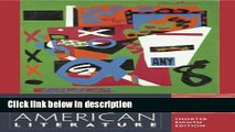 Books The Norton Anthology of American Literature, 8th Edition Free Online