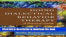 Books Doing Dialectical Behavior Therapy: A Practical Guide Free Download