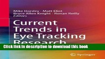 [Read  e-Book PDF] Current Trends in Eye Tracking Research Free Books