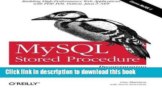 Ebook MySQL Stored Procedure Programming Free Online