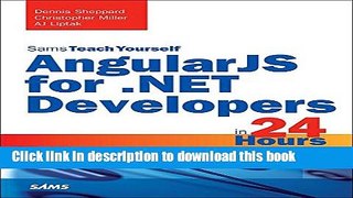 Books AngularJS for .NET Developers in 24 Hours, Sams Teach Yourself Free Download