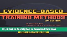 [Read PDF] Evidence-Based Training Methods, 2nd Edition Free Books