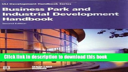 Ebook Business Park and Industrial Development Handbook Free Online