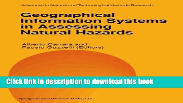 Ebook Geographical Information Systems in Assessing Natural Hazards Full Online