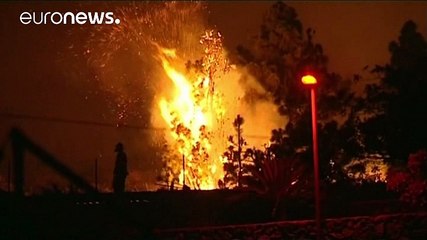 Espagne : incendie toujours hors de contrôle aux Canaries