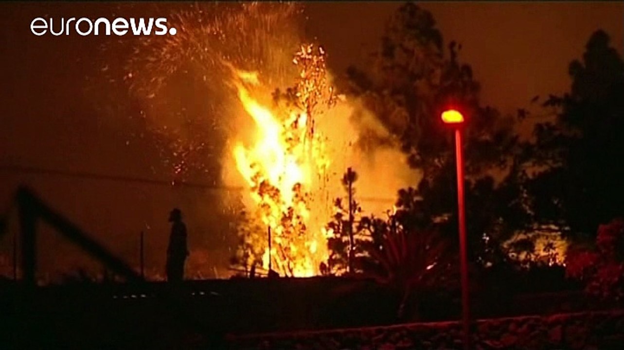 Espagne : incendie toujours hors de contrôle aux Canaries