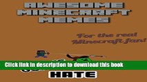 Ebook Awesome Minecraft Memes for the real Minecraft fan!: A bundle with awesome Minecraft memes