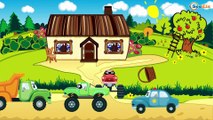 Koparka | Ciężarówka | Samochód pożarniczy i Karetka pogotowia | Auta Bajki dla dzieci po polsku