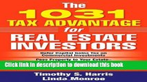 Ebook The 1031 Tax Advantage for Real Estate Investors Free Online