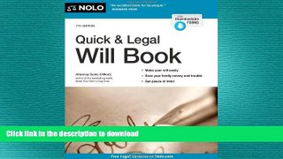 READ THE NEW BOOK Quick   Legal Will Book READ EBOOK