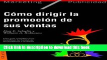 [Read PDF] Como Dirigir la Promocion de Sus Ventas (Spanish Edition) Download Online