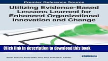 Ebook Utilizing Evidence-Based Lessons Learned for Enhanced Organizational Innovation and Change