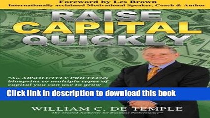 [Read  e-Book PDF] Raise Capital Quickly Free Books