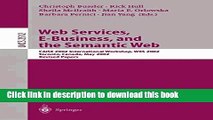 Books Web Services, E-Business, and the Semantic Web: CAiSE 2002 International Workshop, WES 2002,