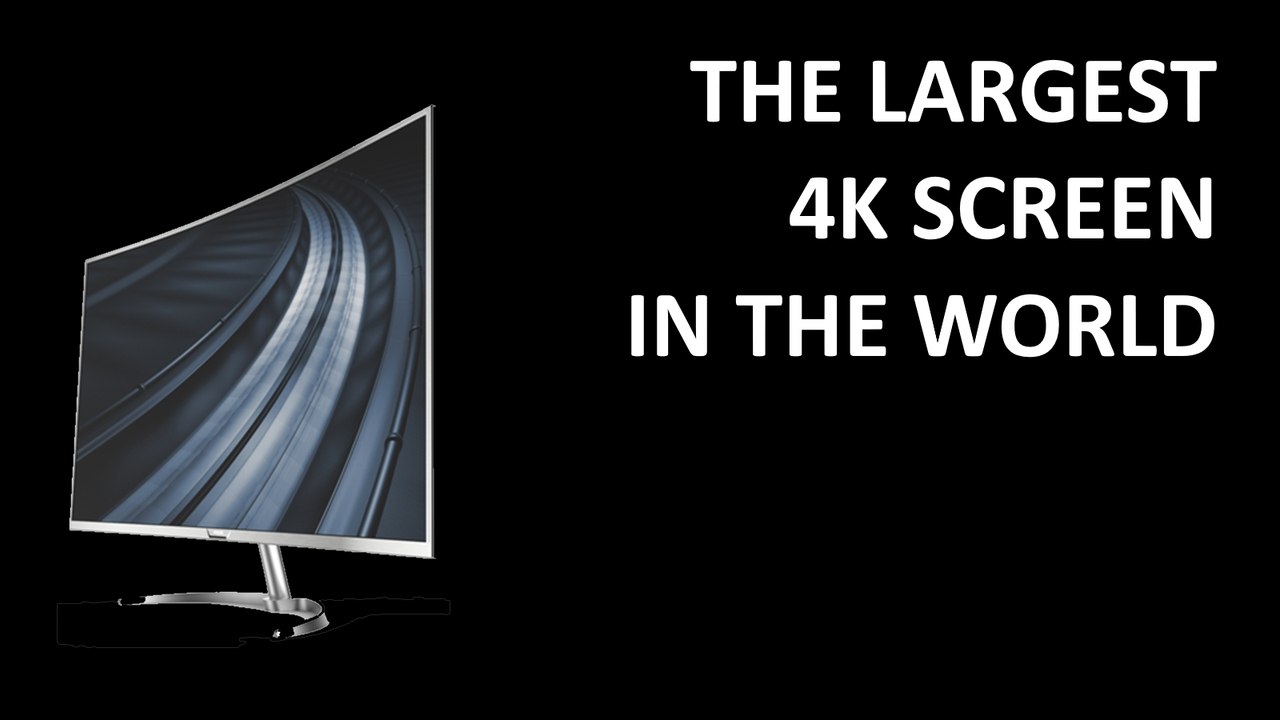 Video of the biggest 4K screen in the world