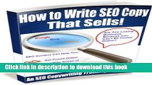 Books How to Write SEO Copy That Sells: An SEO Copywriting Training Guide Full Online