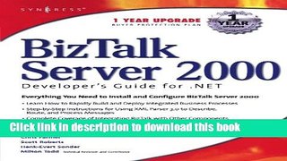 Books Biz Talk Server 2000 Developer s Guide Full Online