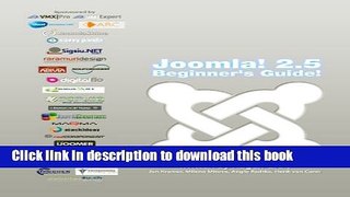 Books Joomla! 2.5 - Beginner s Guide Free Online