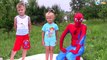 Новые Игры Для Детей Соревнования Челлендж Игры с Водой Ярослава, Игорек, Spiderman Video for Kids