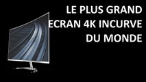 Voici la vidéo du plus grand écran 4K incurvé du monde