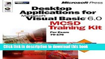 Ebook Desktop Applications with Microsoft Visual Basic 6.0 MCSD Training Kit by Microsoft
