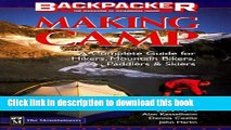 Ebook Making Camp: The Complete Guide for Hikers, Mountain Bikers, Paddlers   Skiers (Backpacker