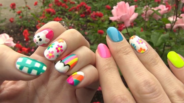 DIY Nail Art Without any Tools! 5 Nail Art Designs - DIY Projects
